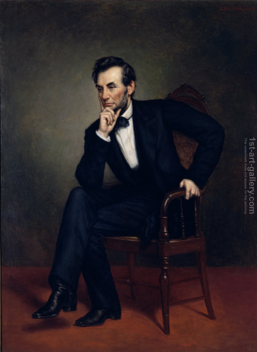 1000x1367 Portrait Of Abraham Lincoln George Peter Alexander Healy - Abraham Lincoln Oil Painting