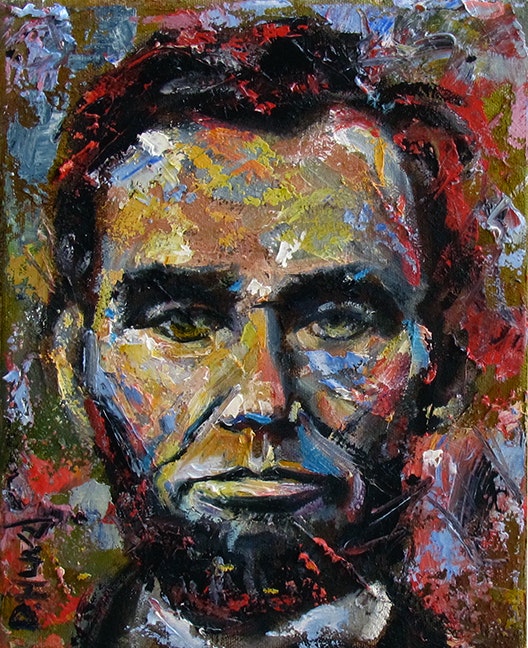 528x648 Abraham Lincoln Painting Art President Paintings By Debra Hurd By - Abraham Lincoln Painting