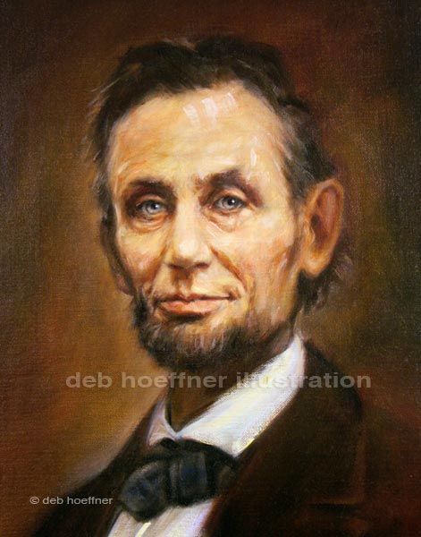 471x600 Abraham Lincoln Oil Portrait In A Realistic Contemporary Image - Abraham Lincoln Portrait Painting