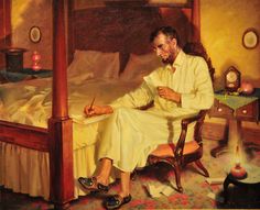 236x191 Prayer Artwork Abraham Lincoln Praying Over The Battlefield - Abraham Lincoln Praying Painting