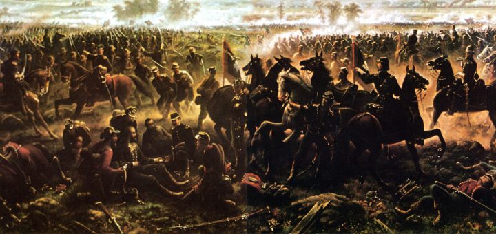 720x340 Battle Of Gettysburg Great Prayer By Abraham Lincoln John - Abraham Lincoln Praying Painting