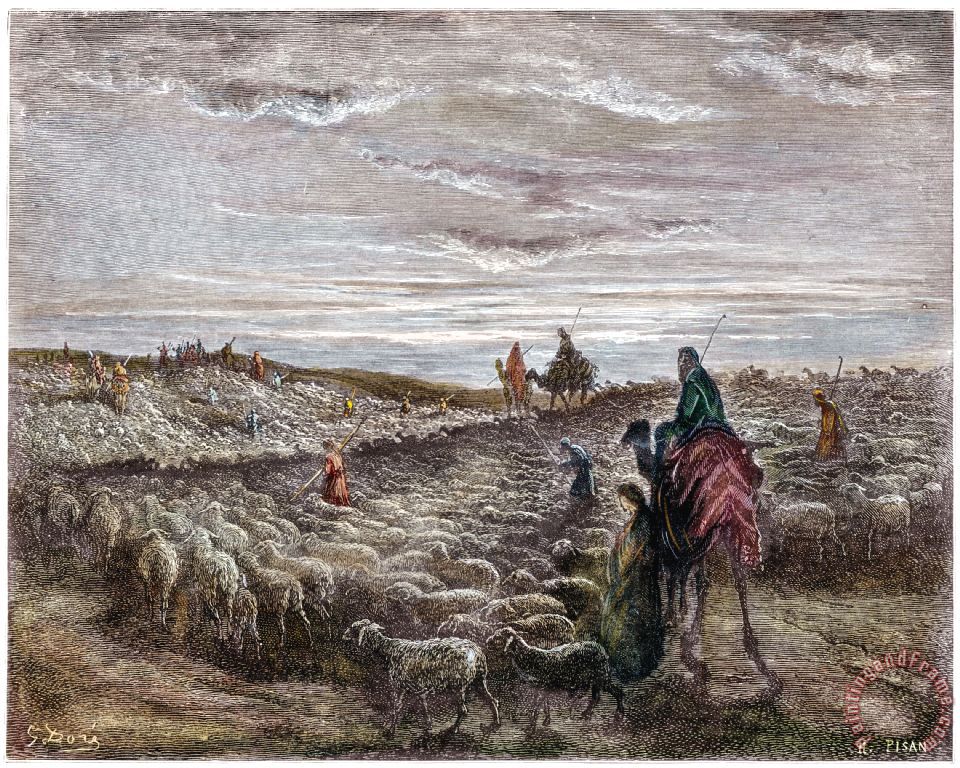 960x768 Others Abraham Entering Canaan Painting - Abraham Painting