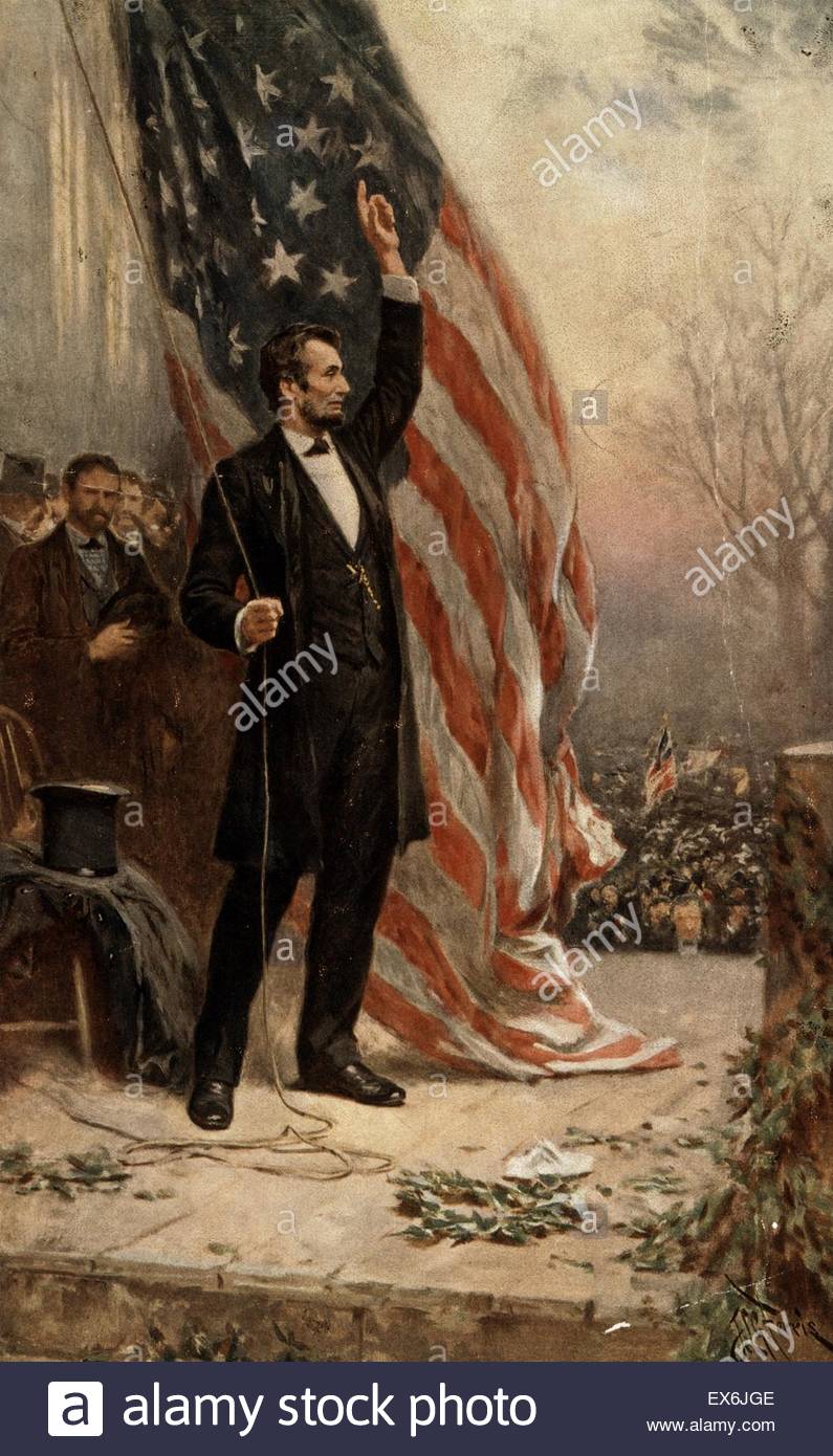 795x1390 Painting Of President Abraham Lincoln (1809 1865) Standing - Abraham Painting