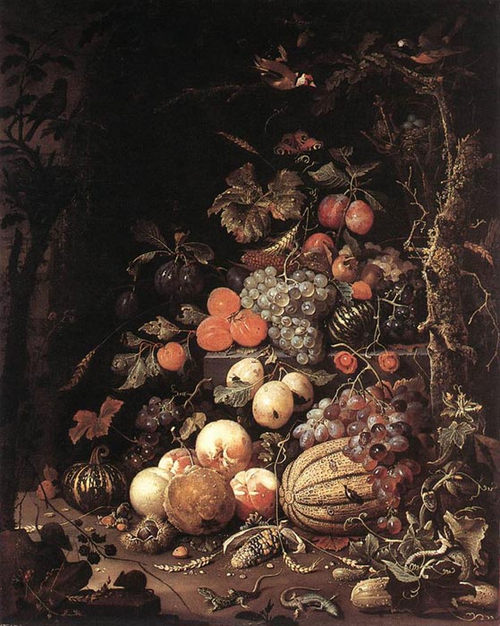 559x700 Still Life, 1672 - Abraham Painting