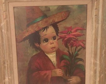 340x270 Collectible 1950's Original Oil Painting By Abruzzi - Abruzzi Painting