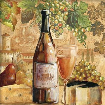 349x350 Hand Painted Oil Painting Abruzzi Splendor Still Life Oil Painting - Abruzzi Painting