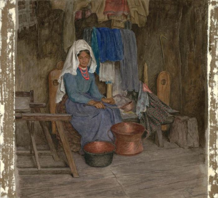 700x636 Italian Art Boccabella - Abruzzi Painting