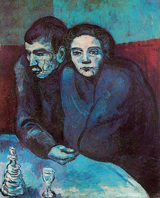 527x650 Picasso Was A Talentless Hack And You Can Be Too! (Absinthe, Art - Absinthe Drinker Painting