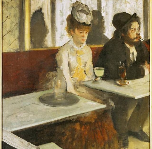 640x630 Sedef's Corner Edgar Degas - Absinthe Drinker Painting