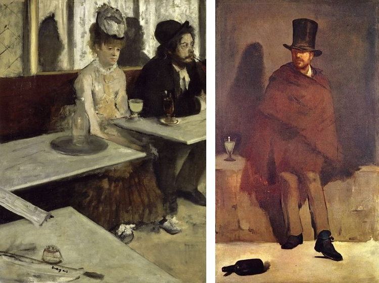 750x559 The Absinthe Drinker (Manet Painting) - Absinthe Drinker Painting