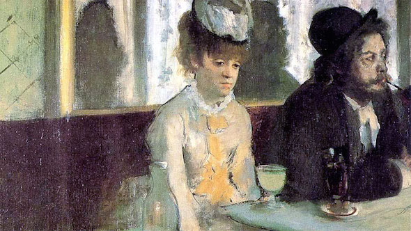 590x332 Degas's L'Absinthe - Absinthe Painting