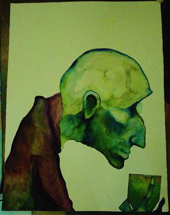 342x432 Mansinthe - Absinthe Painting
