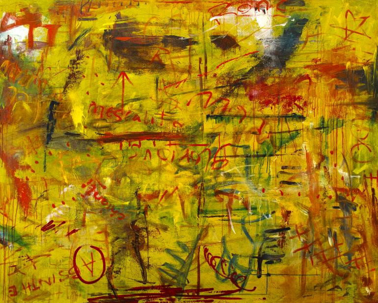 770x618 Saatchi Art Absinthe.  Painting By Ron Cavedaschi - Absinthe Painting