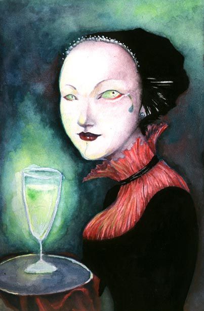 403x612 Opalina - Absinthe Painting