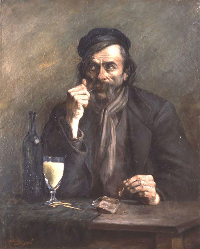 650x808 Absinthe Murder, Mayhem, And Master Painters - Absinthe Painting