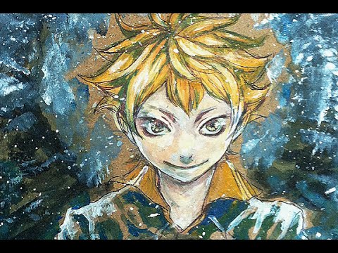 480x360 Anime Manga Acrylic Painting - Abstract Anime Painting