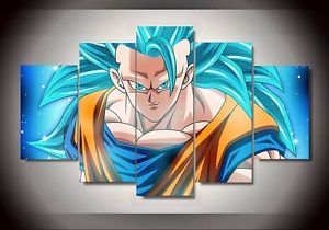 300x210 Dragon Ball Z Goku Anime Abstract Picture Canvas Painting Wall Art - Abstract Anime Painting