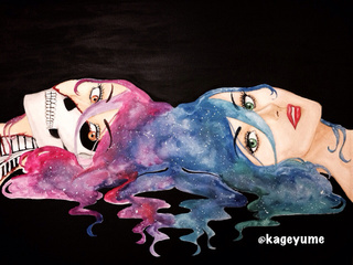 320x240 Finally Done With My Independent Art Project!!! - Abstract Anime Painting