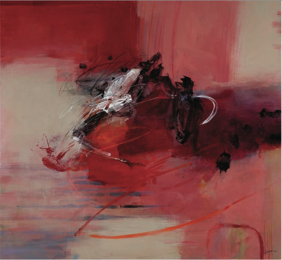 576x531 From Chaos, An Abstract Art Painting Evolves - Abstract Art Acrylic Painting