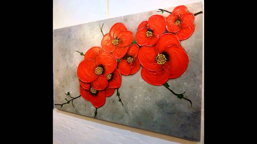 1024x576 20 Art Lessons Learn How To Paint Abstract Art With Acrylic Art - Abstract Art Flowers Painting