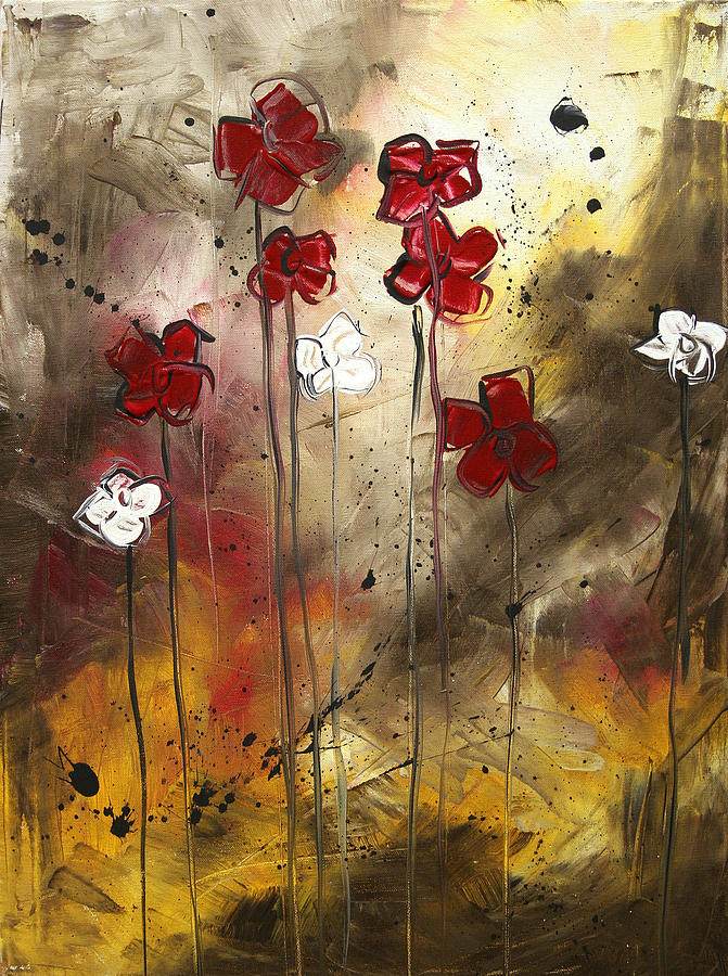 671x900 Abstract Art Of Flowers - Abstract Art Flowers Painting