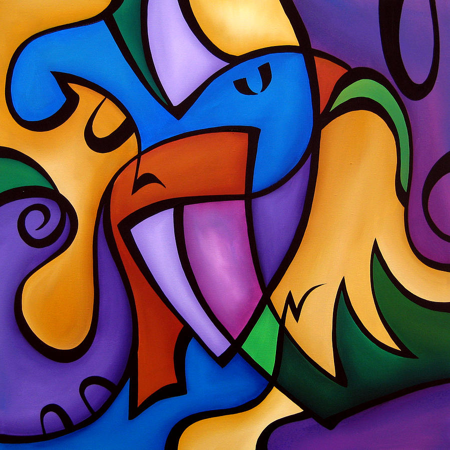 899x900 Energized - Abstract Art Painting