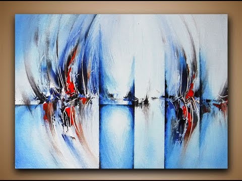 480x360 Abstract Painting Demo 20 Easy Abstract Art How To Paint - Abstract Art Painting