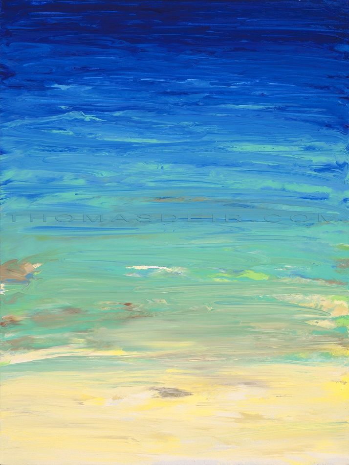 Abstract Beach Painting at PaintingValley.com | Explore collection of ...