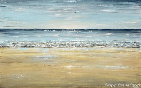 Abstract Beach Painting at PaintingValley.com | Explore collection of ...