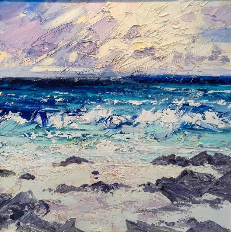 765x768 Paul Treasure - Abstract Beach Painting