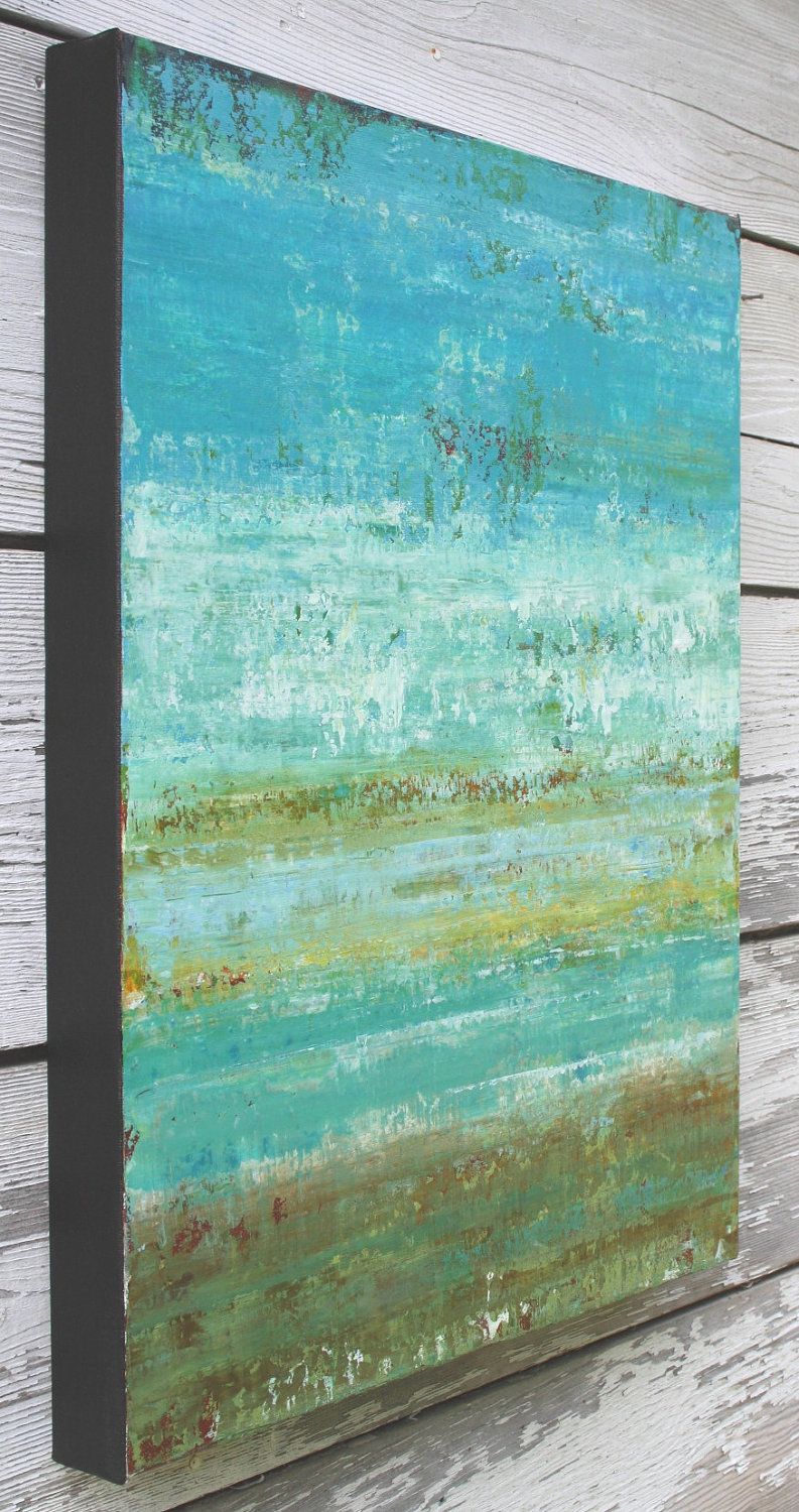 Abstract Beach Painting at PaintingValley.com | Explore collection of ...