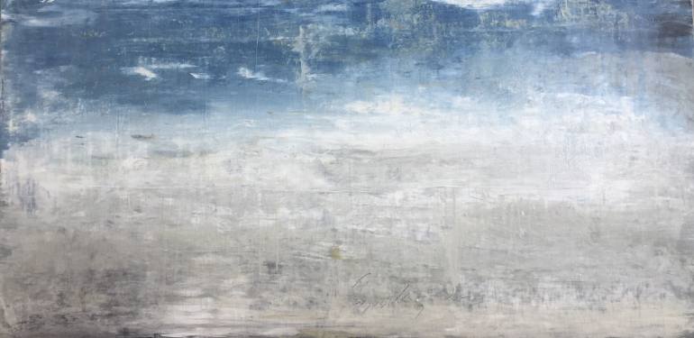 770x375 Saatchi Art 1170 Abstract Beach Painting By Roger - Abstract Beach Painting