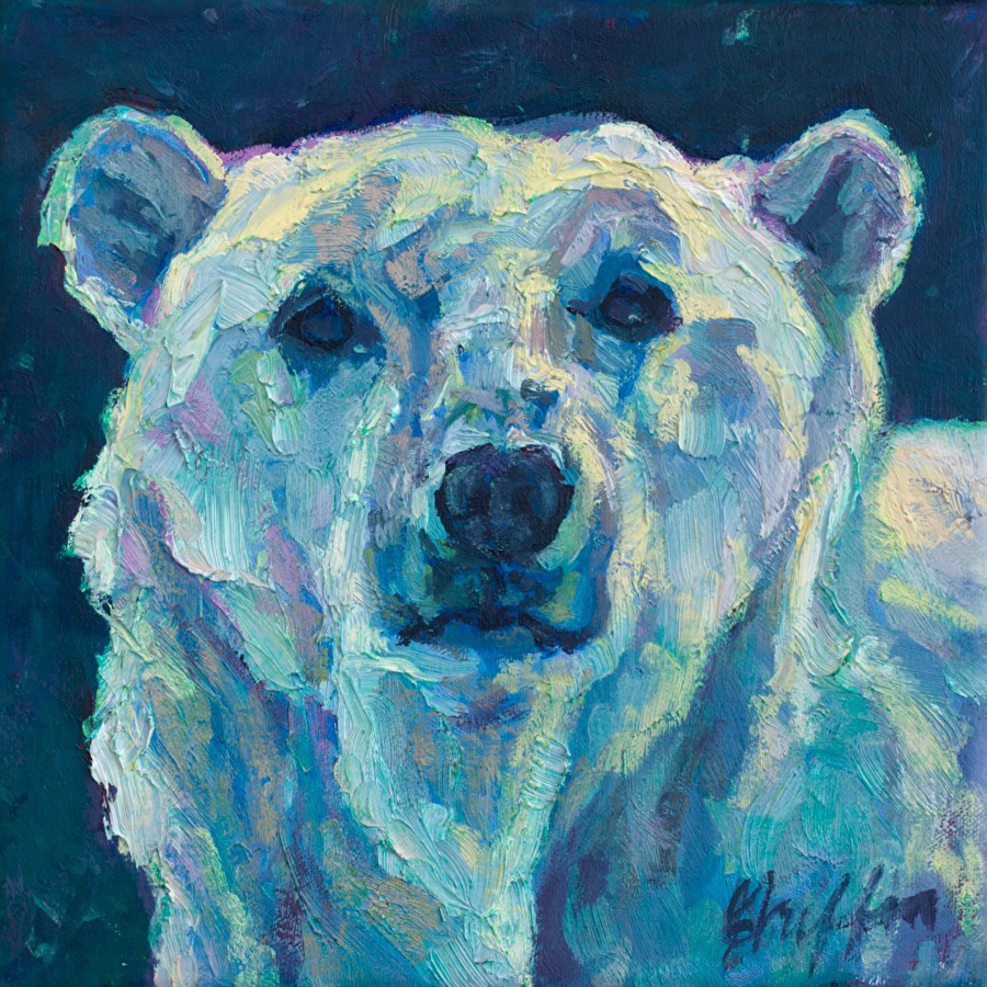 Born paint. Медведи современное искусство. Современное искусство медведь в стиле. Polar Bear Painting. Неоновый медведь арт.