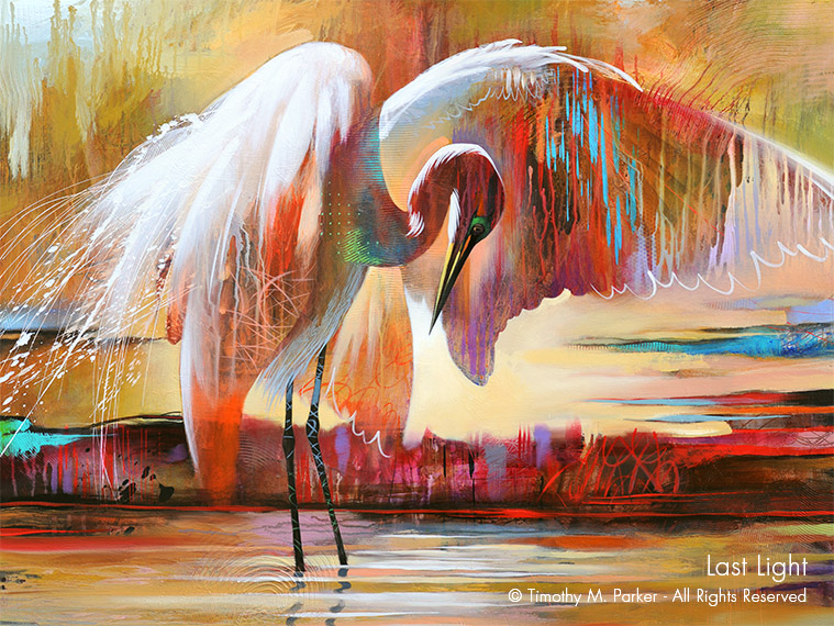 759x570 Last Light Abstract Bird Fine Art Print Art2d Gallery Naples - Abstract Bird Painting