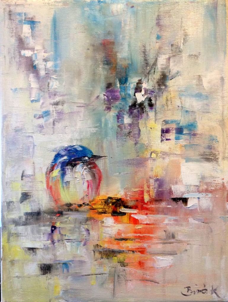 770x1022 Saatchi Art Abstract Bird Painting Series Sold Original - Abstract Bird Painting