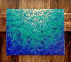 236x206 Beautiful Abstract Blue Oil Painting With Water By Petittableau - Abstract Blue Oil Painting