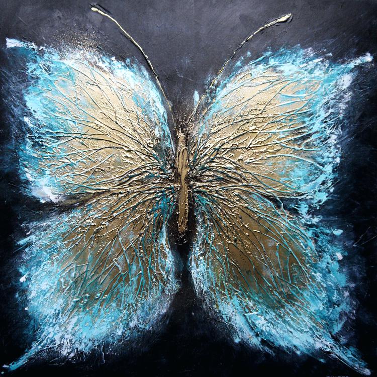 750x750 Abstract Butterfly Painting Socialforex.co - Abstract Butterfly Painting