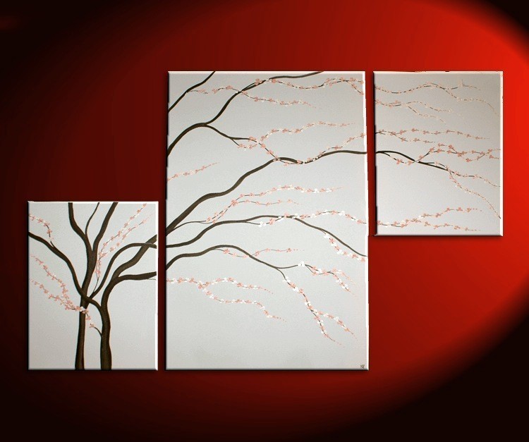 Abstract Cherry Blossom Painting at PaintingValley.com | Explore ...