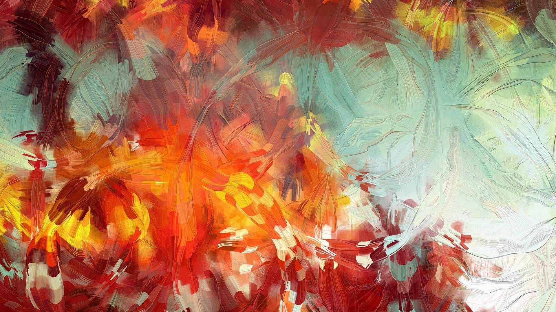 1920x1080 Image For Abstract Christmas Painting Hd Wallpapers Projects - Abstract Christmas Painting