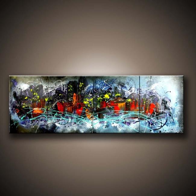 650x650 Abstract Cityscape Painting - Abstract Cityscape Painting
