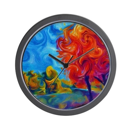 Abstract Clock Painting at PaintingValley.com | Explore collection of ...