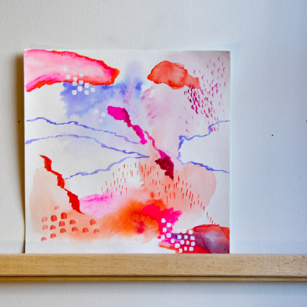 1000x1000 Abstract Cloud Painting Daughter Earth - Abstract Cloud Painting