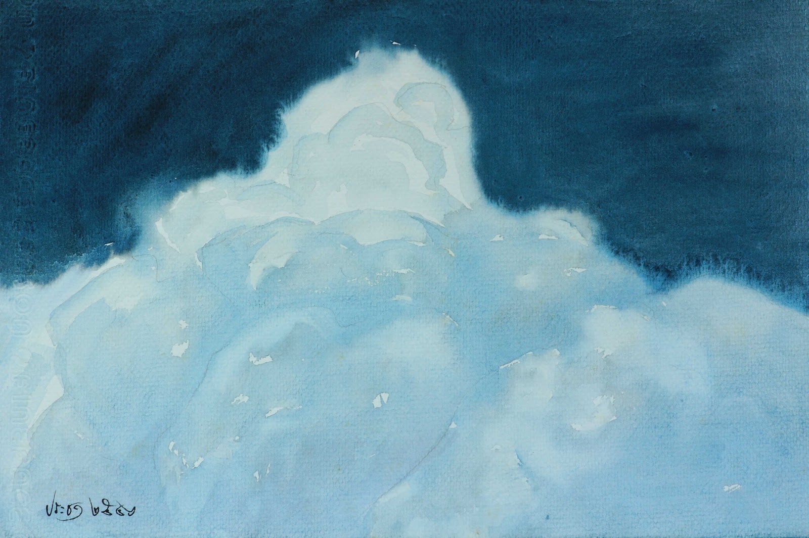 1600x1065 Abstract Art By Pracha Abstract Cloud Painting 2 - Abstract Cloud Painting