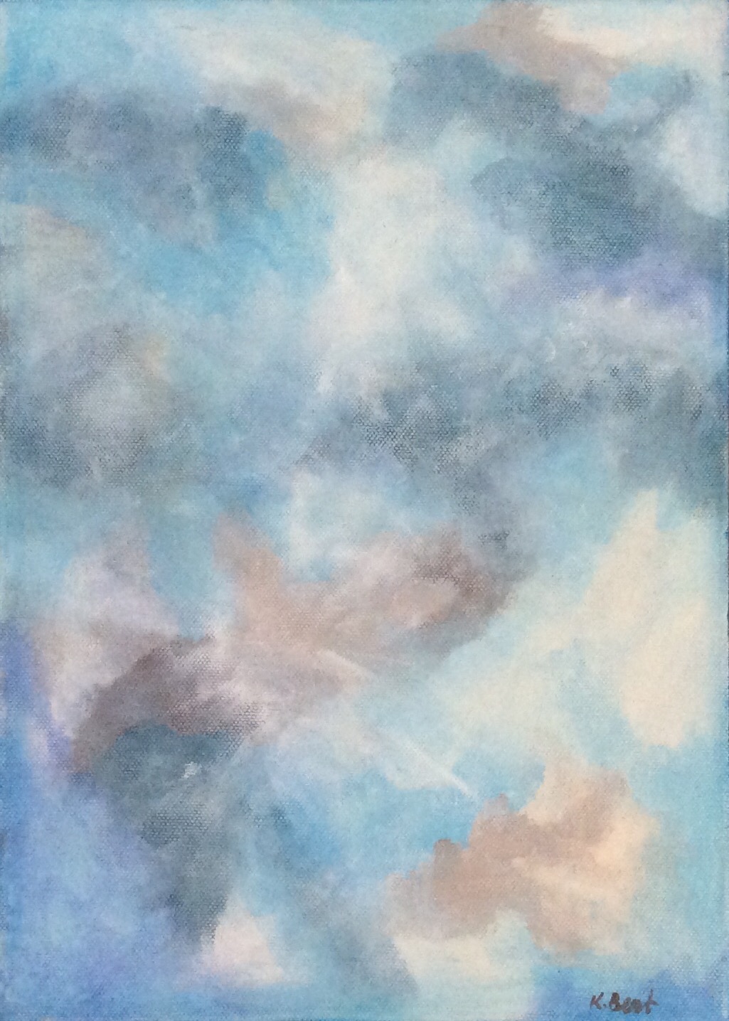 1025x1436 Abstract Clouds - Abstract Cloud Painting