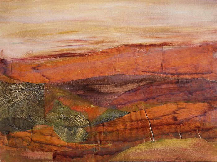 700x525 Color Field Painting - Abstract Color Field Painting