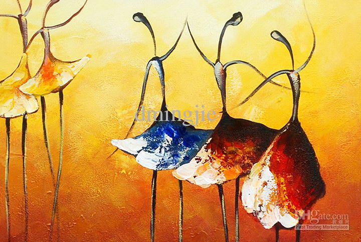 720x482 Abstract Dance Paintings Hand Painted Artwork The Dancers Abstract - Abstract Dance Painting