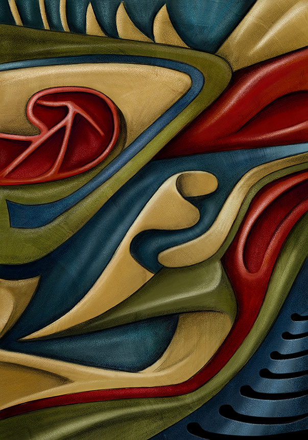 603x861 Corel Painter Abstract Art Digital Painting - Abstract Digital Painting