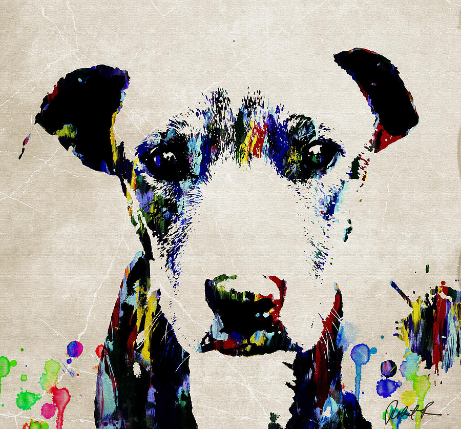 900x837 Dog Art Abstract Modern Painting Painting By Robert R Splashy Art - Abstract Dog Painting