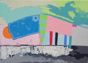 375x266 Original Abstract Dogs Paintings For Sale Saatchi Art - Abstract Dog Painting