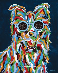 236x295 8 Best Abstract Dogs Images On Funny Dogs, Silly Dogs - Abstract Dog Painting